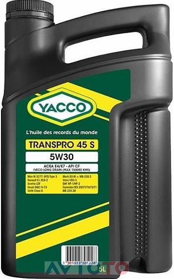 Моторное масло Yacco 330522