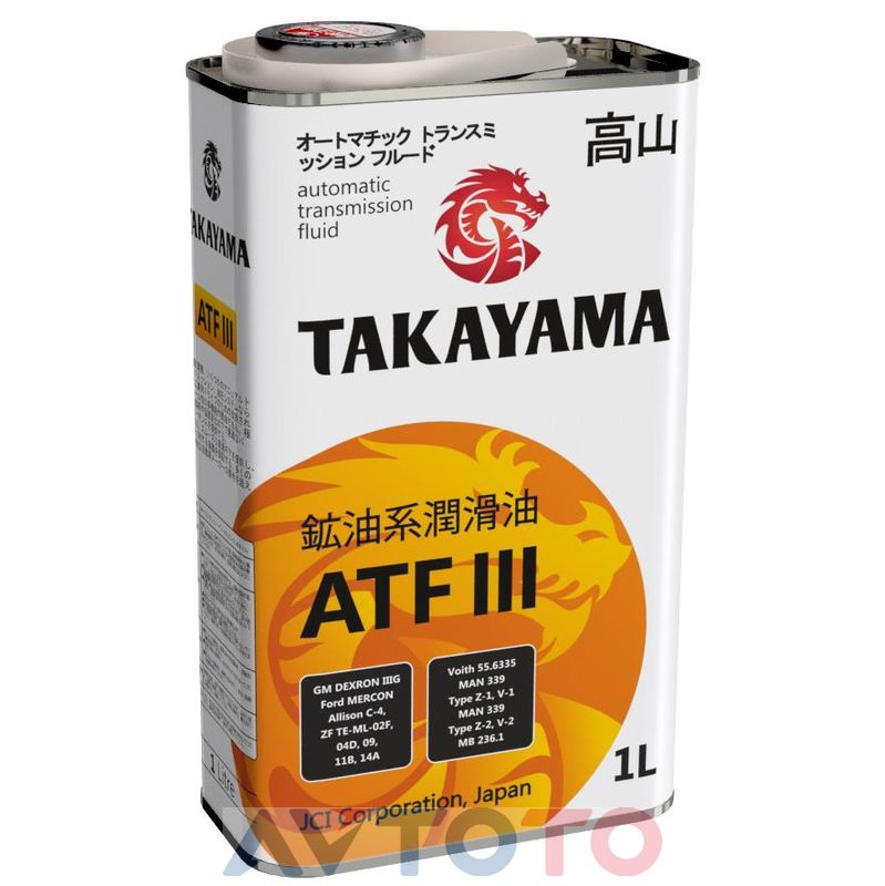 Трансмиссионное масло Takayama 605050