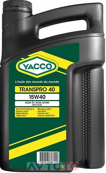 Моторное масло Yacco 330722
