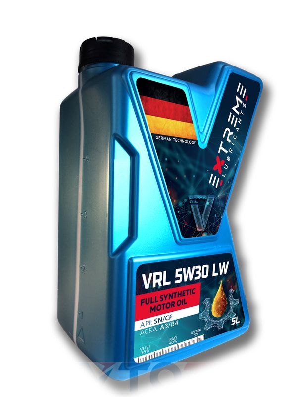 Моторное масло Extreme Lubricants EXVRL5W30LW5L