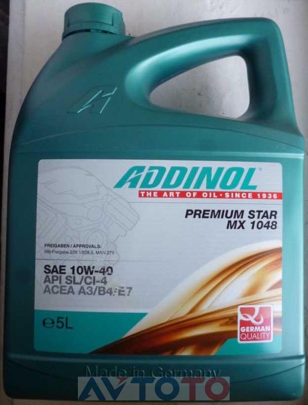 Моторное масло Addinol 4014766240514