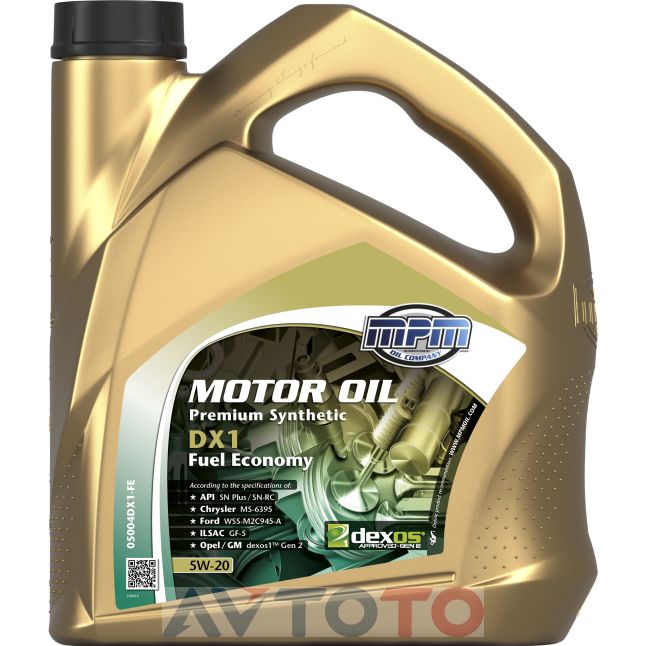 Моторное масло Mpm oil 05004DX1FE
