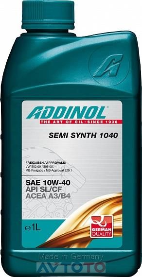 Моторное масло Addinol 4014766072702