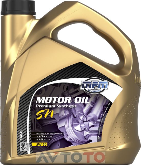 Моторное масло Mpm oil 05004S