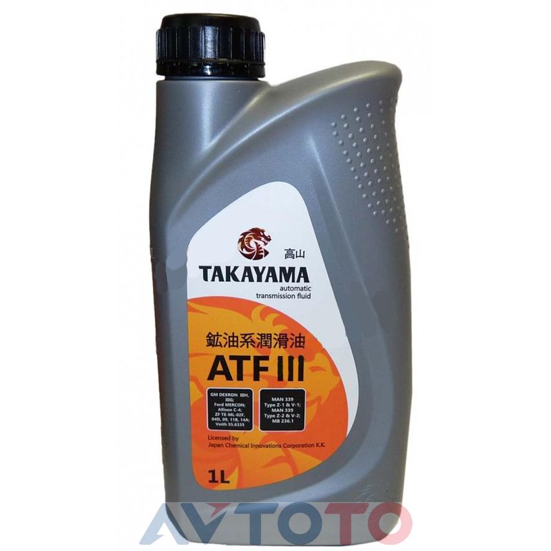 Atf москва. Takayama ATF III 1л (пластик). Трансмиссионное масло Такаяма. Масло трансмиссионное ta. Такаяма декстрон 3.