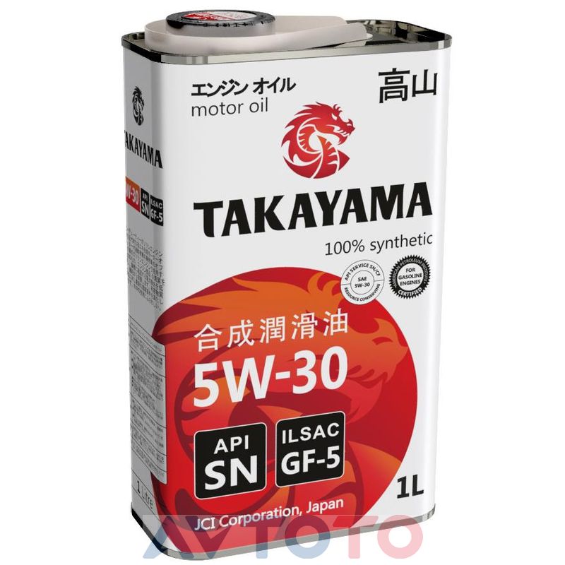 Моторное масло Takayama 605529