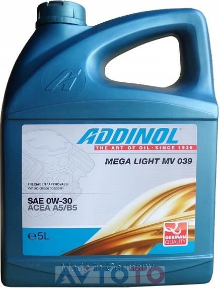 Моторное масло Addinol 4014766240774