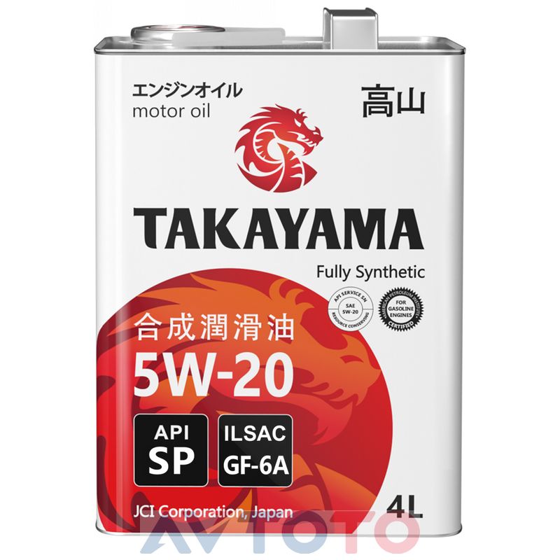 Моторное масло Takayama 605557