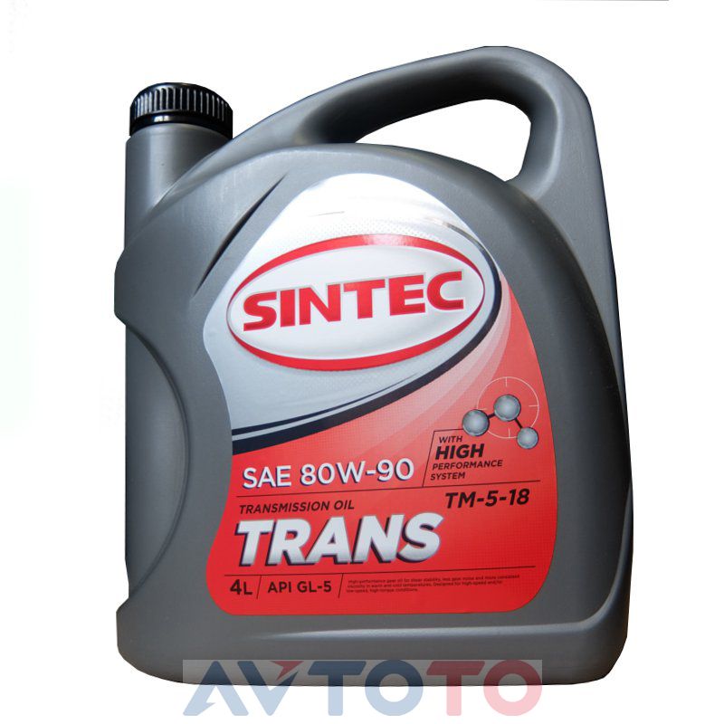 Трансмиссионное масло Sintec 900274
