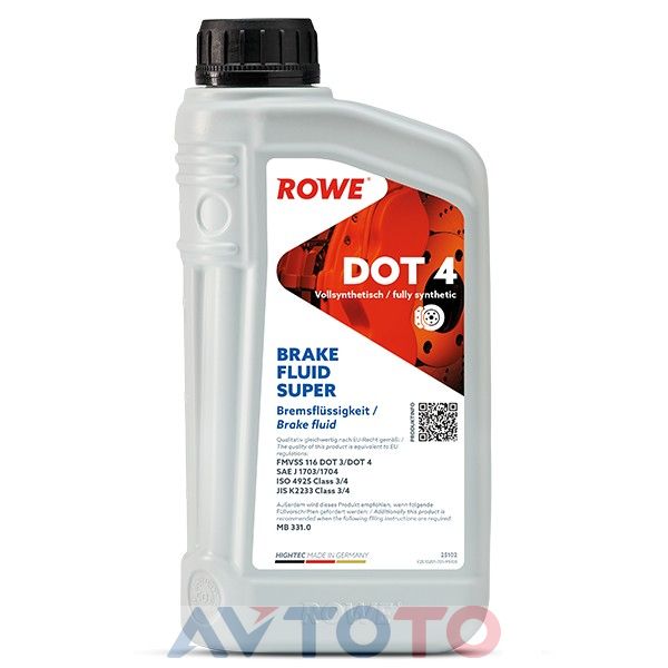 Тормозная жидкость Rowe 25102001099