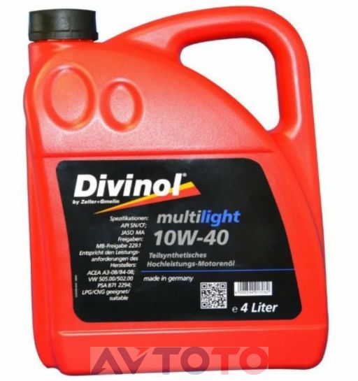 Моторное масло Divinol 49610K004