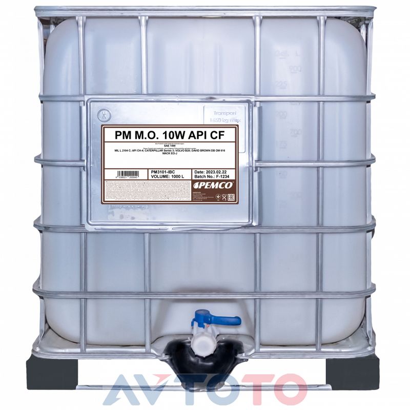 Моторное масло Pemco PM3101IBC