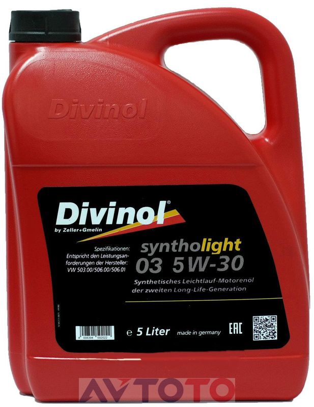 Моторное масло Divinol 49250K007