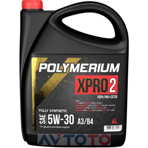 Моторное масло Polymerium XPRO25304