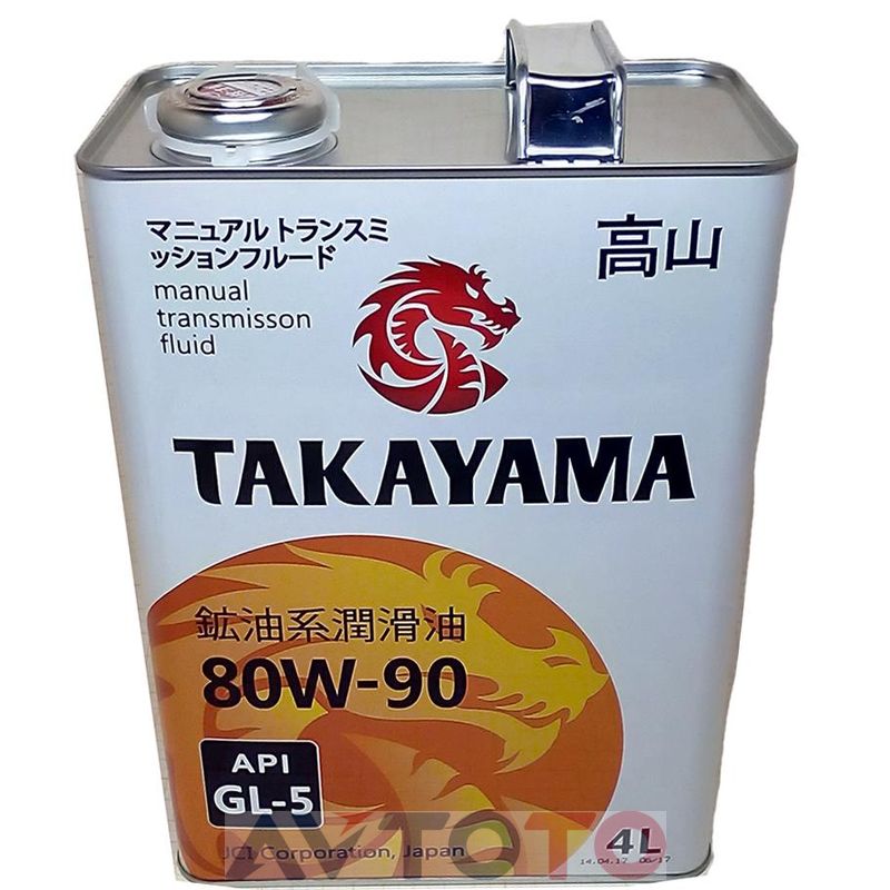 Трансмиссионное масло Takayama 605055