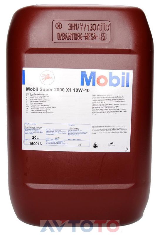 Моторное масло Mobil 150016