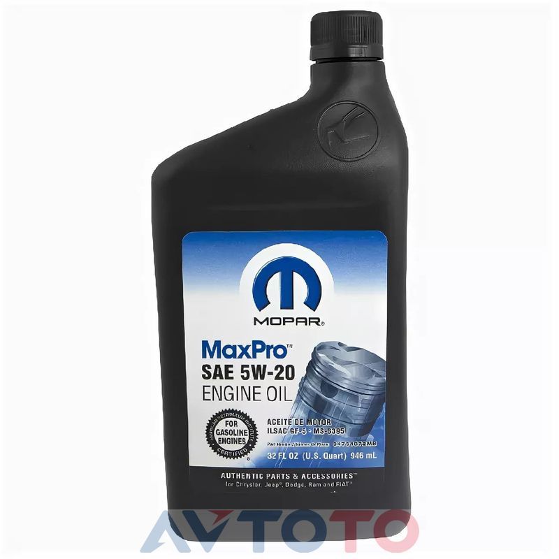 Моторное масло Chrysler 68218893AA