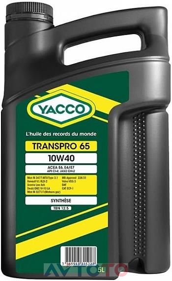 Моторное масло Yacco 331522