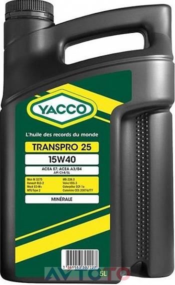 Моторное масло Yacco 330222