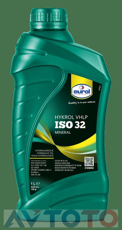 Гидравлическое масло Eurol E1088001L
