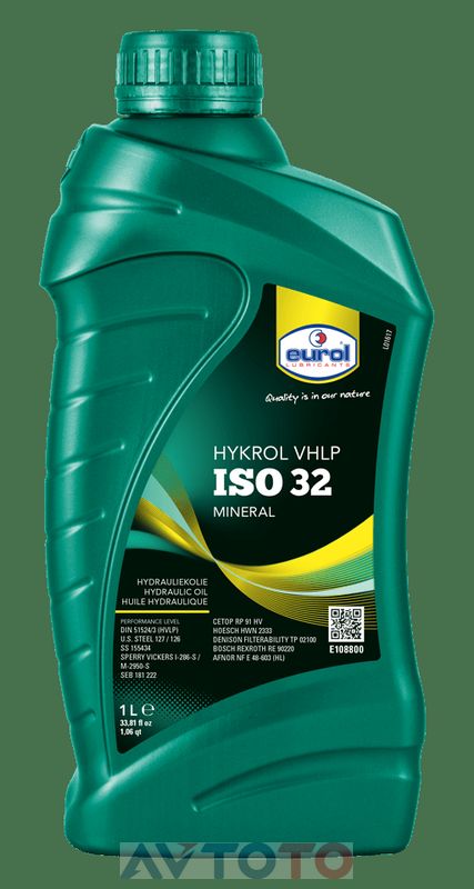 Гидравлическое масло Eurol E1088001L