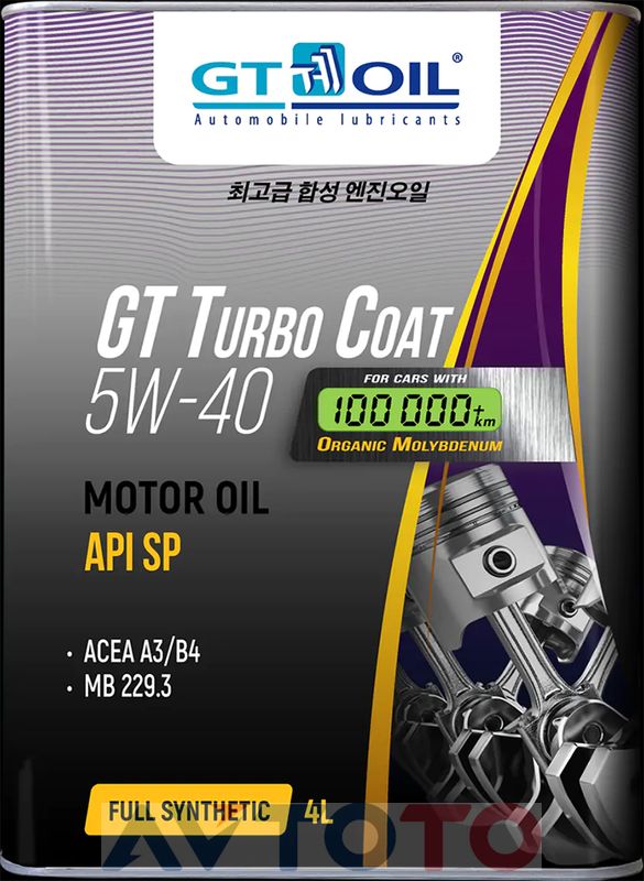 Моторное масло GT oil 8809059409206