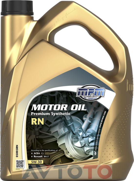 Моторное масло Mpm oil 05005RN