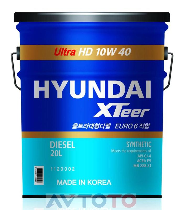 Моторное масло Hyundai XTeer 1120002