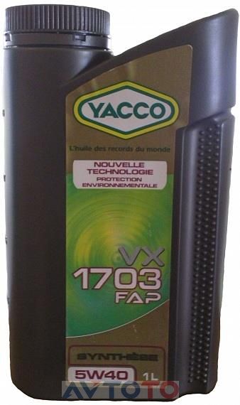 Моторное масло Yacco 301925