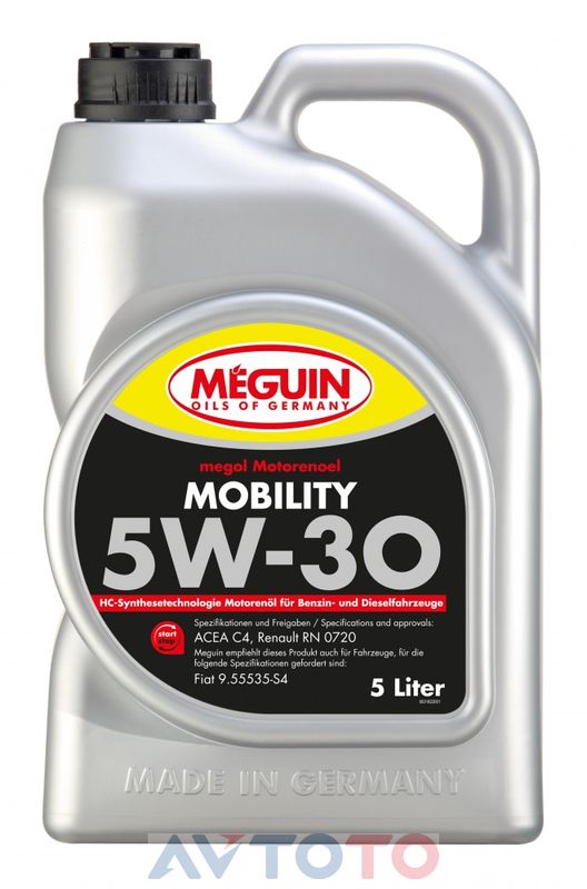 Моторное масло Meguin 3182