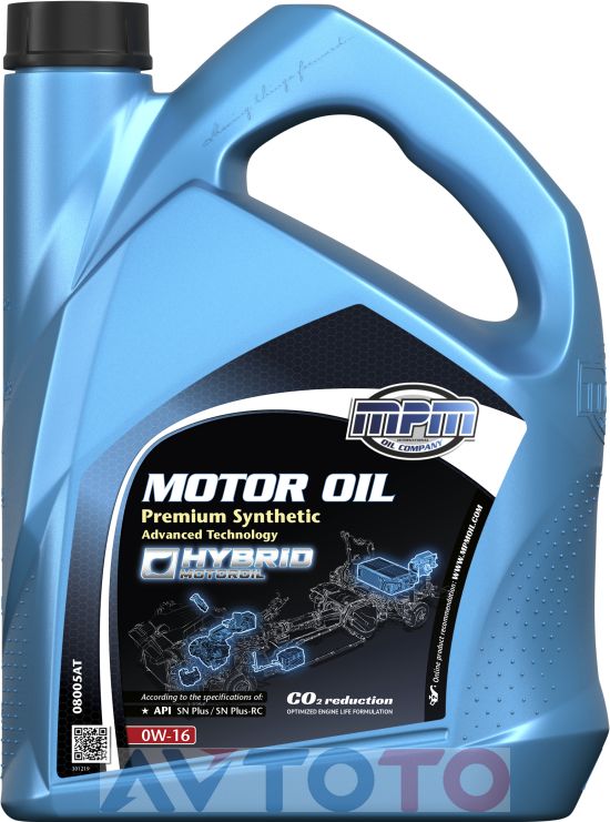 Моторное масло Mpm oil 08005AT