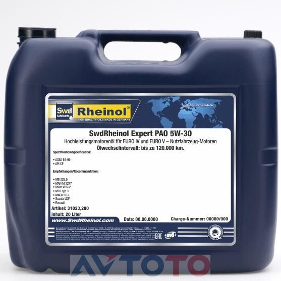 Моторное масло Swd rheinol 31023280