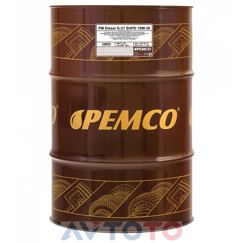 Моторное масло Pemco PM0721DR
