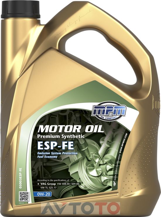 Моторное масло Mpm oil 05005ESPFE