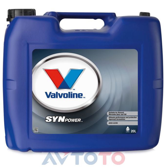 Моторное масло Valvoline 872559