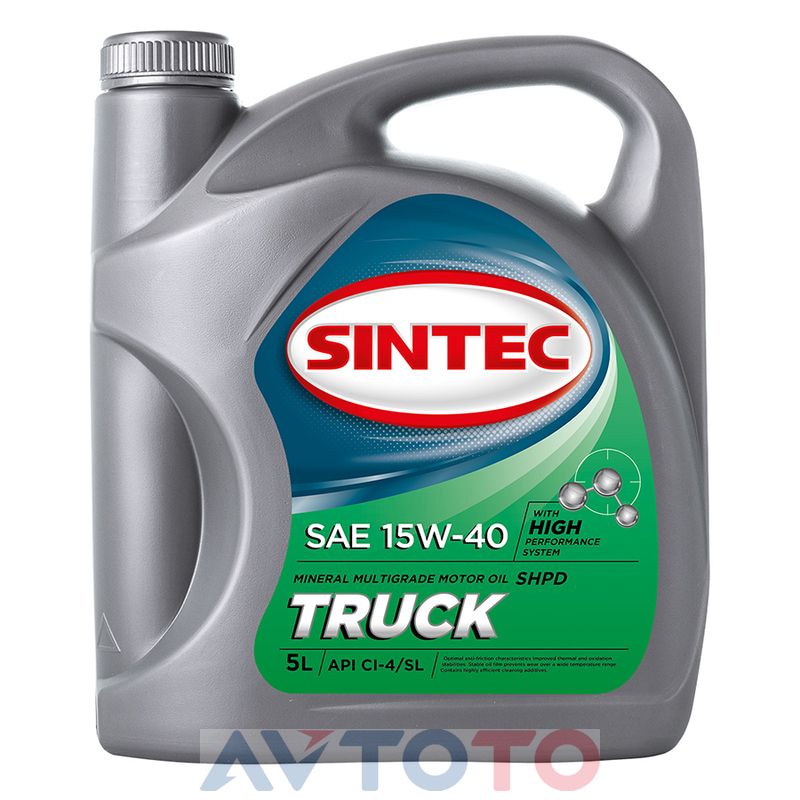 Моторное масло Sintec 122443