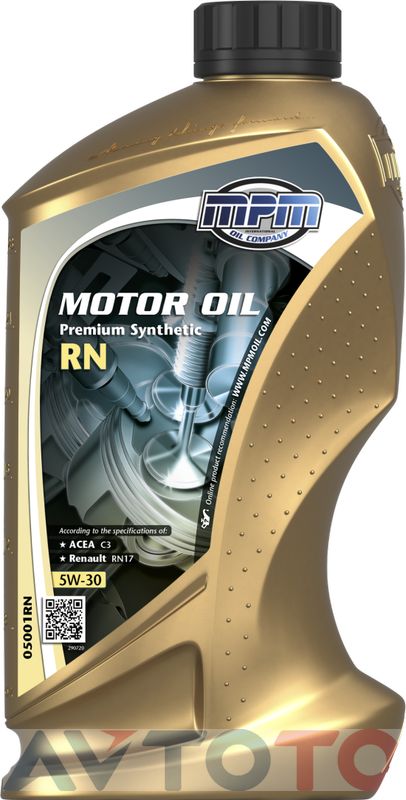 Моторное масло Mpm oil 05001RN