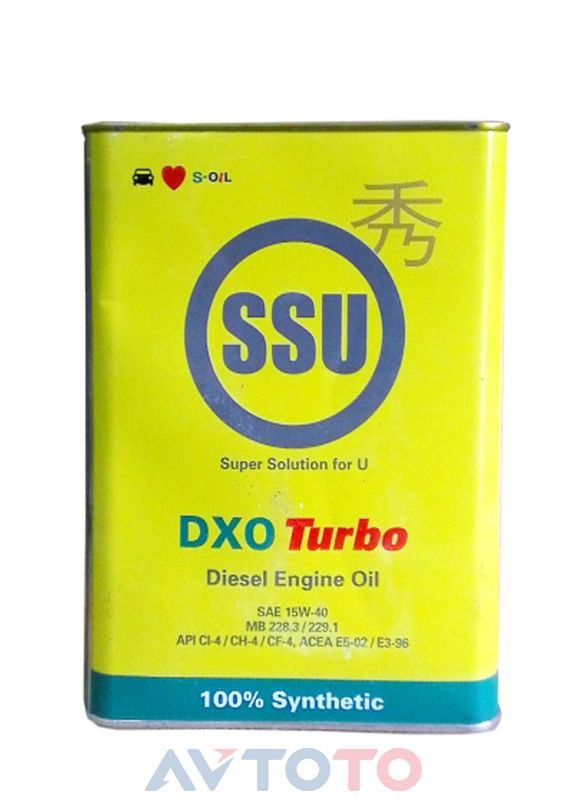 Моторное масло S-oil DSSU15W40DXO04