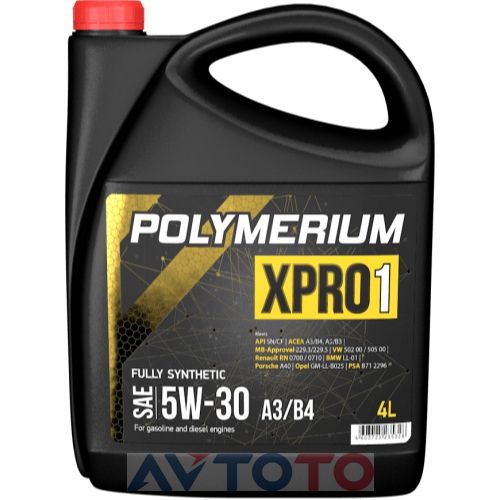 Моторное масло Polymerium XPRO1530A3B44