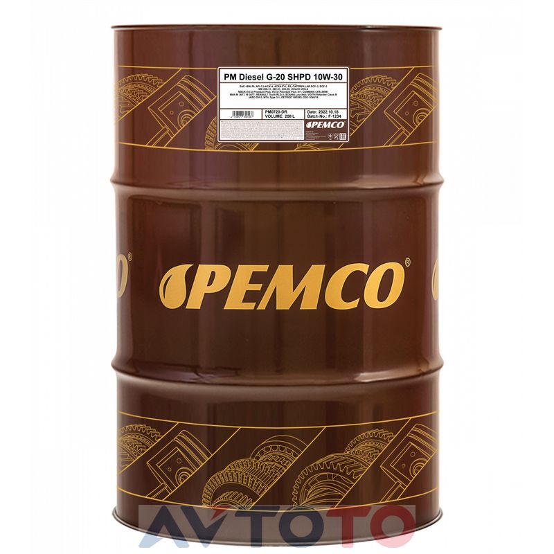 Моторное масло Pemco PM0720DR