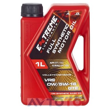 Моторное масло Extreme Lubricants EXVRS05W16GTE1L