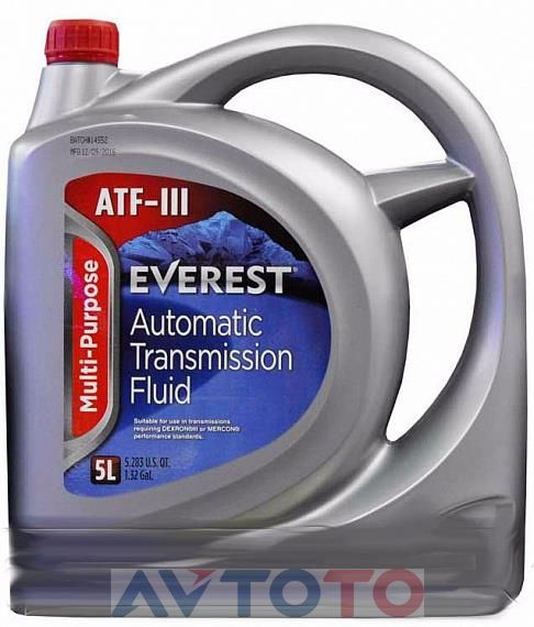 Трансмиссионное масло Everest FPATF30EV05LRD