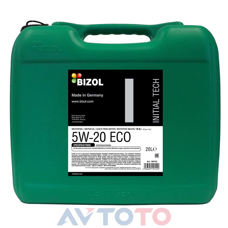 Моторное масло Bizol 185722