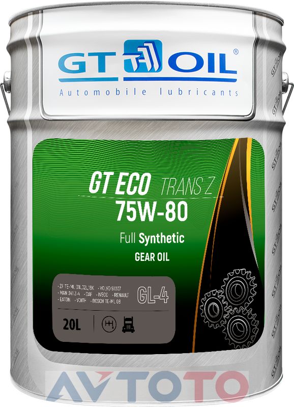 Трансмиссионное масло GT oil 8809059408766