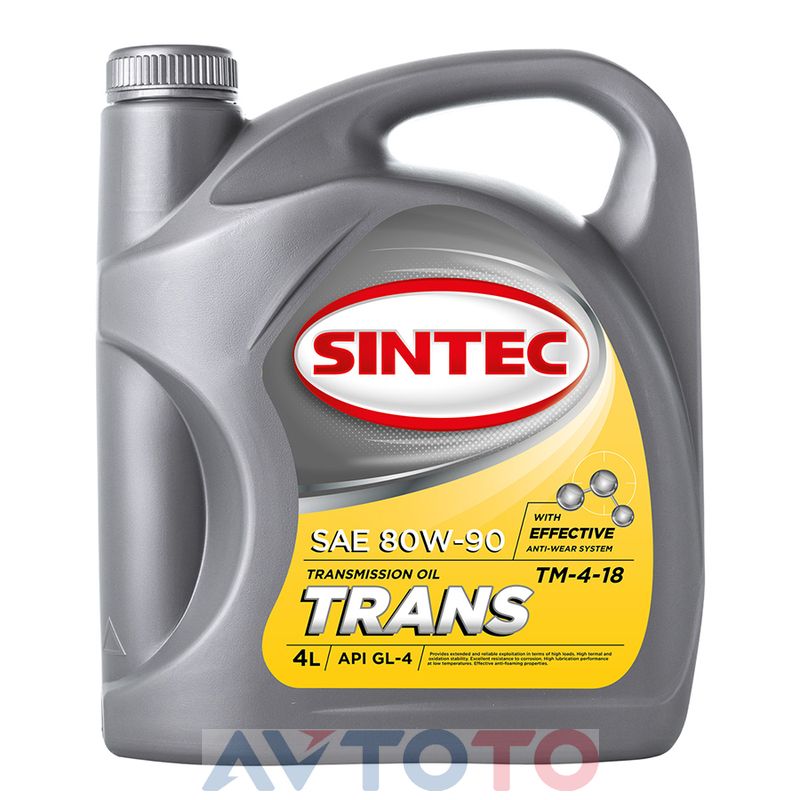 Трансмиссионное масло Sintec 900372