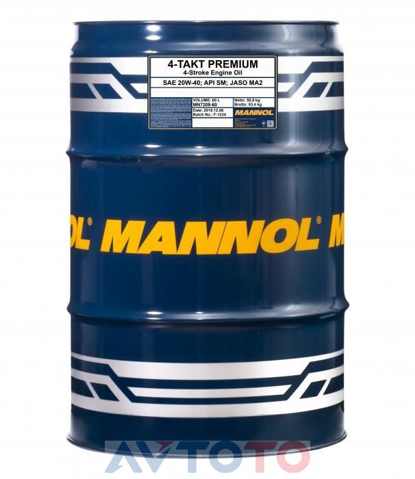 Моторное масло Mannol MN720960