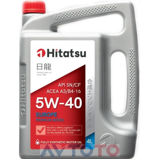 Моторное масло Hitatsu 5W40H14