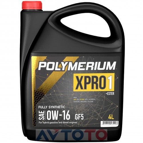 Моторное масло Polymerium plmx1016gf54