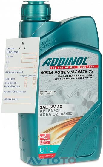 Моторное масло Addinol 4014766241177