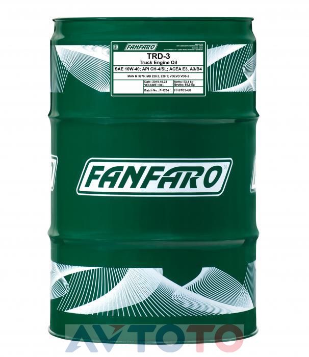Моторное масло Fanfaro FF610360